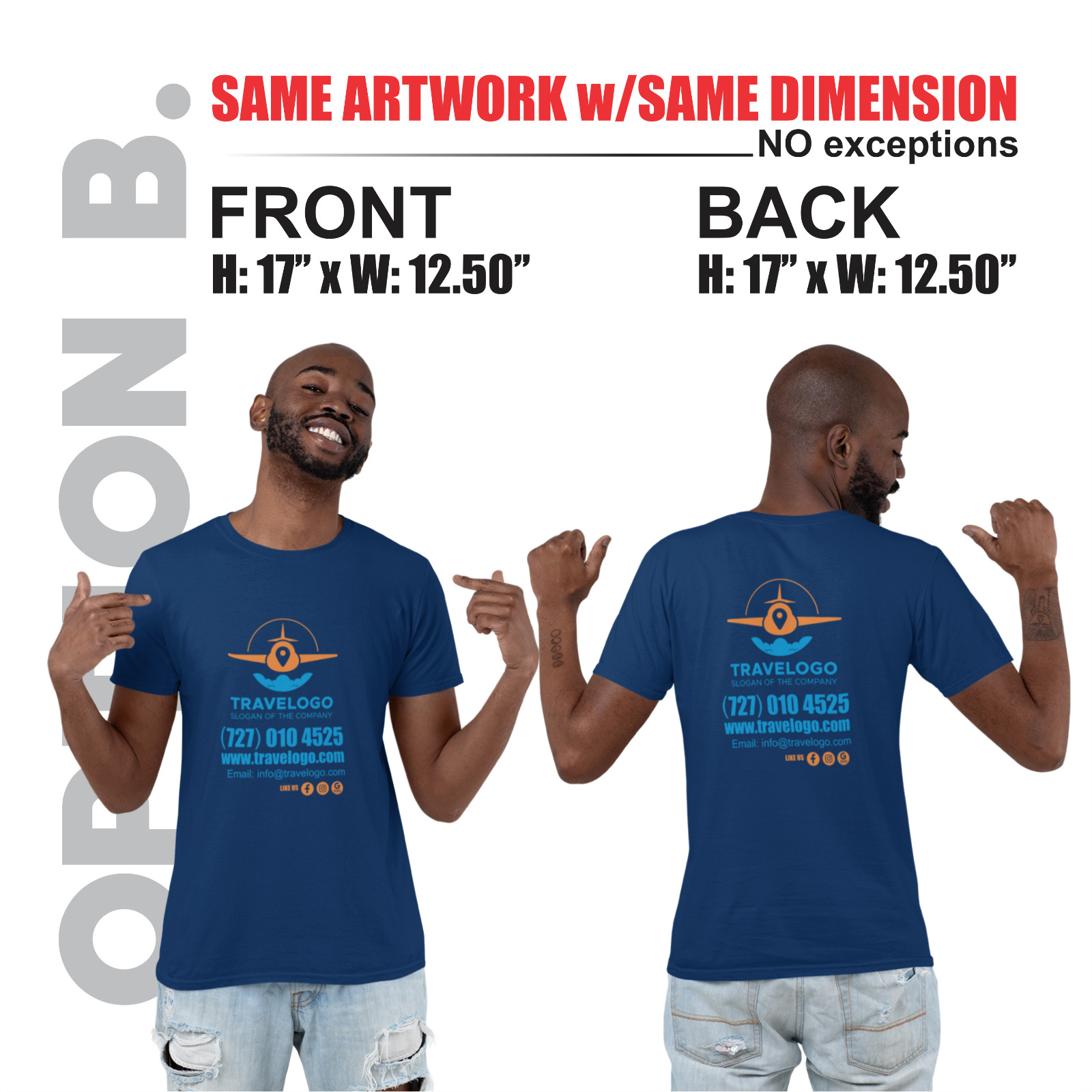 Screen Printed 24 T-Shirt /2 Colors Front + 2 Colors Back/ 100% preshrunk cotton