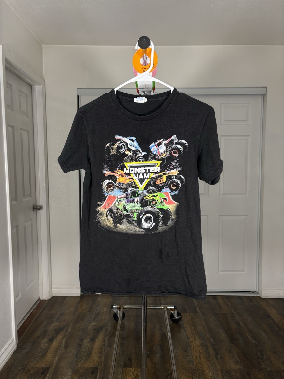 Delta Pro Weight Monster Jam 2023 Graphic Men’s Black T-Shirt Size S