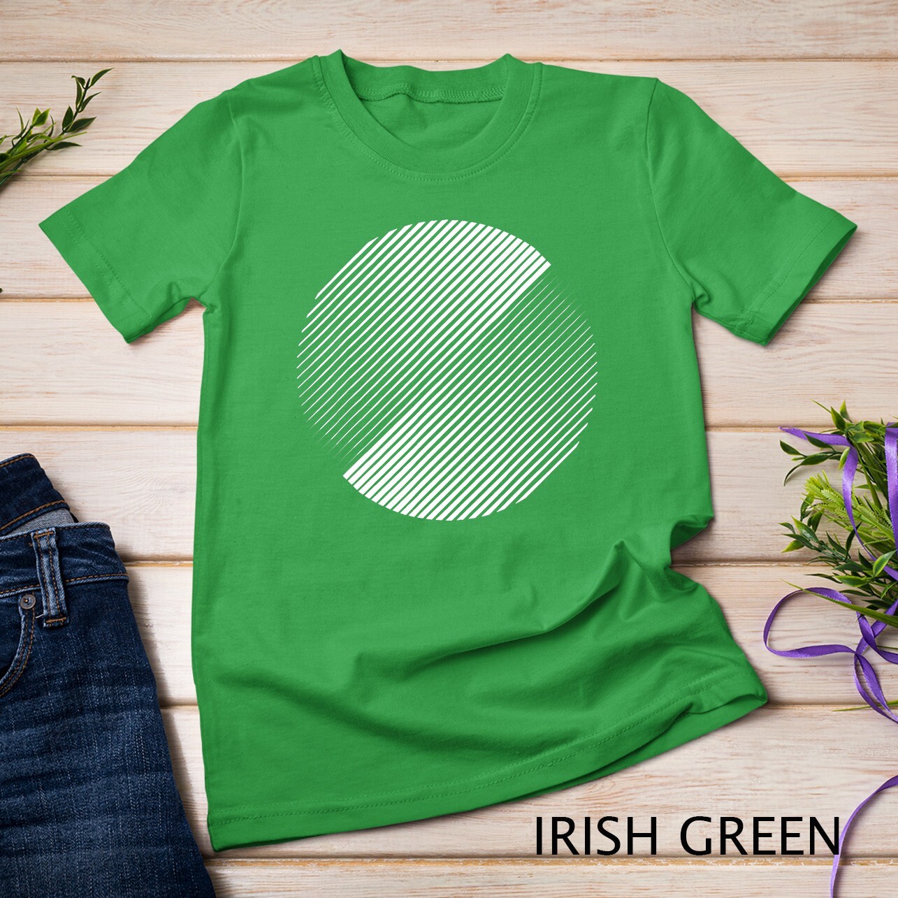 Minimal 20s geometric design primitive white circle shape T-Shirt Unisex T-shirt