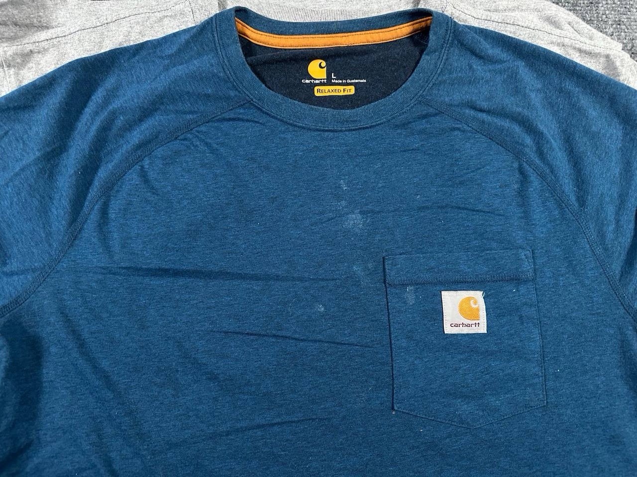 Carhartt Pocket Tee Bundle Lot of 12 Size L Large Workwear T Shirts USA Mix