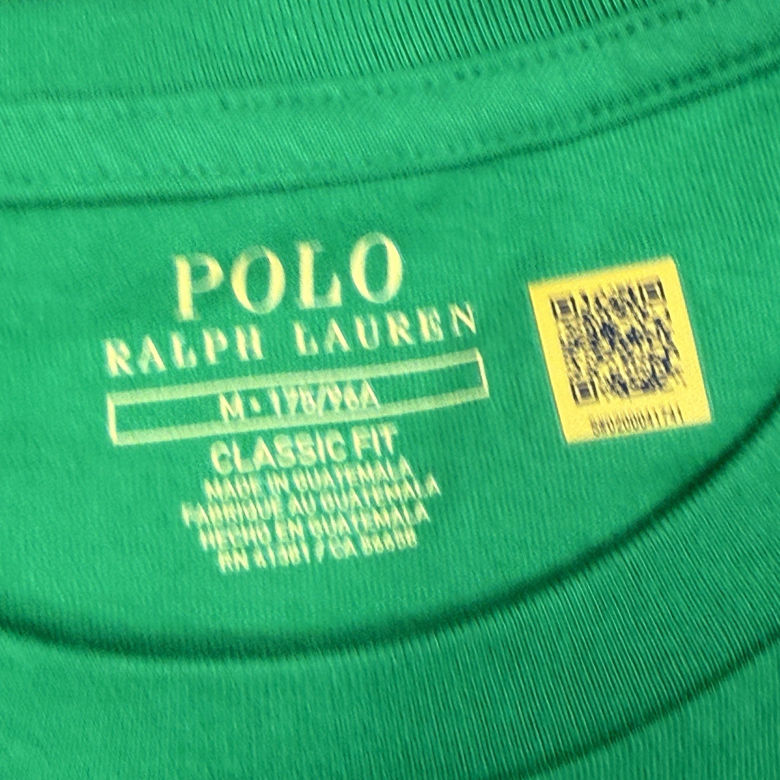 Polo Ralph Lauren Mens Classic Fit Script Logo Jersey T-Shirt Green MEDIUM NWT