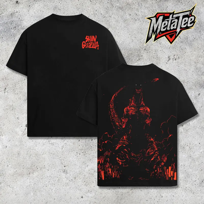 Shin Godzilla Vintage Graphic Tee Streetwear T-Shirt