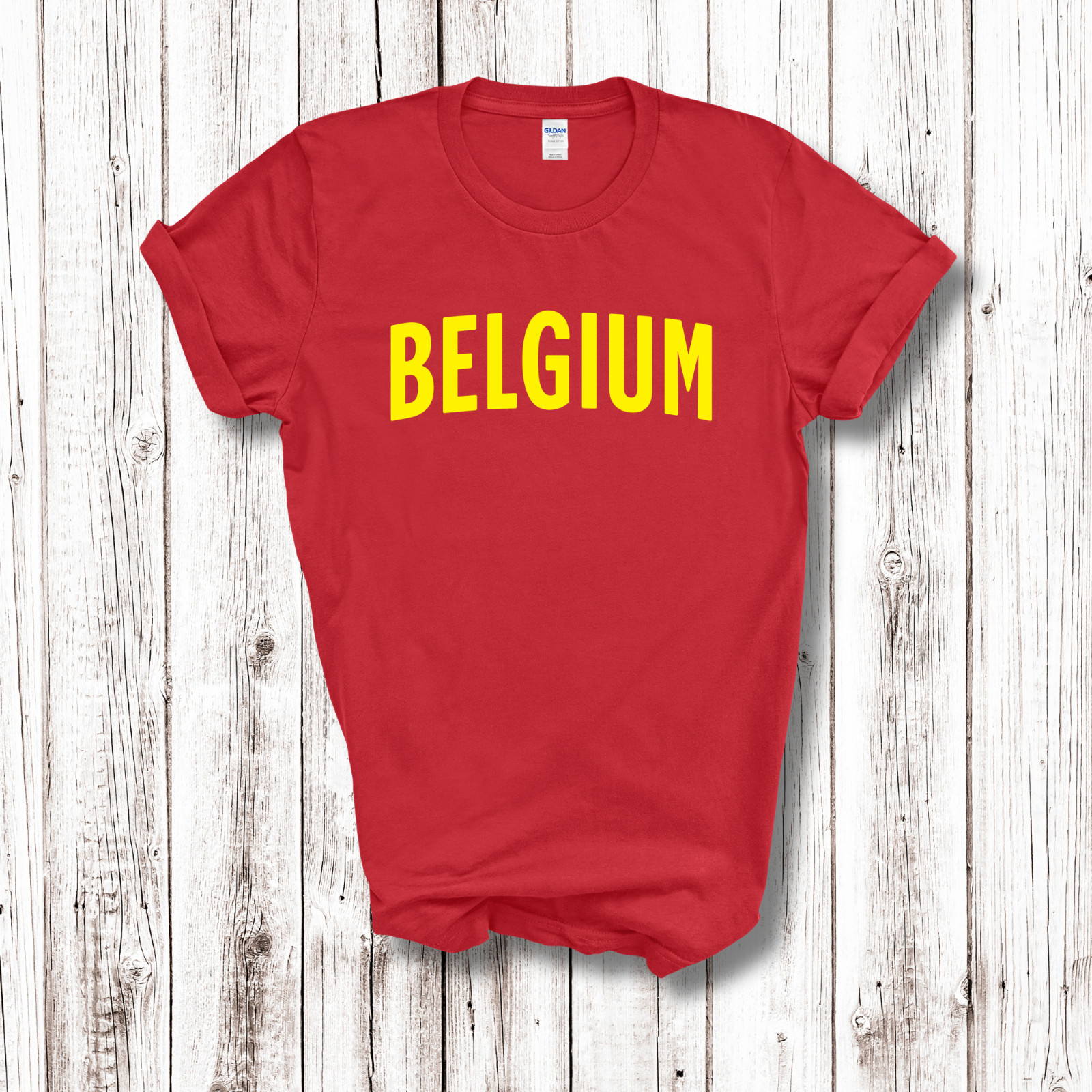 Belgium Adult Tshirt Country Sport Support Patriotic Unisex Shirt Men Women