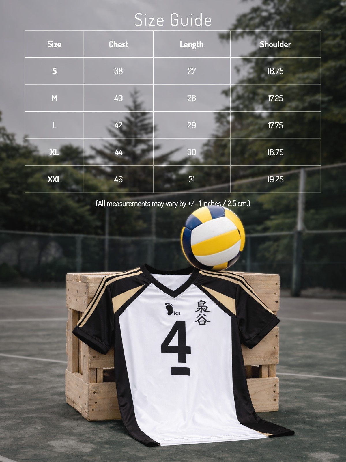 Unisex Haikyuu Anime Jersey for Men and Women, Bokuto #4 Printed Anime Jersey