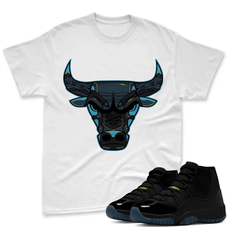 Bull Shirt To Match Jd 11 Gamma, Jd 11 Gamma Sneaker Mactching Shirt