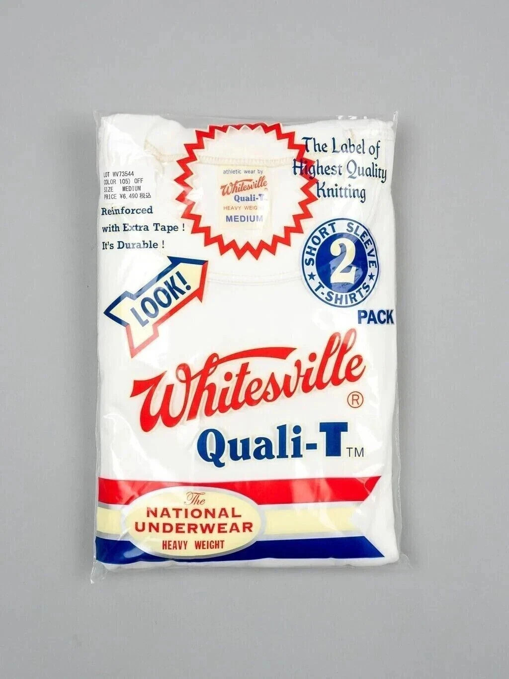 Whitesville 2-PACK T-SHIRT Lot WV73544 Made in Japan – USA Stock -Large size