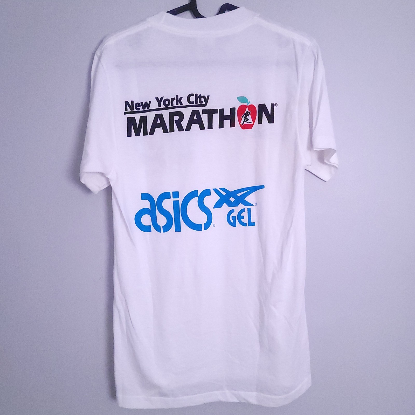 Vintage 1988 NYC Marathon Marshall T-Shirt Asics Made in USA Size Medium