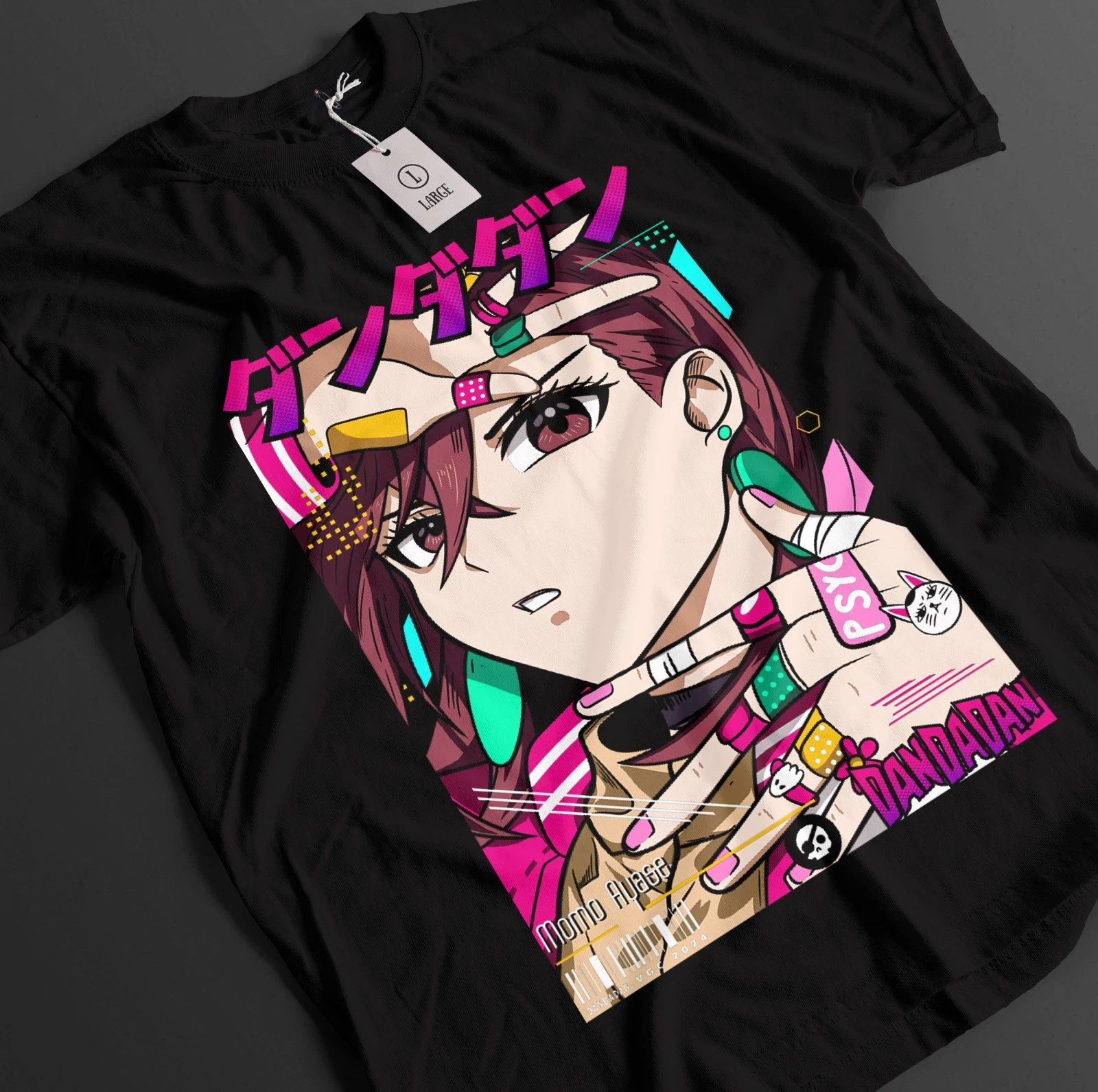 Dandadan T-shirt Okarun Shirt Momo Seiko Ayase Top Aira Turbo Granny Unisex