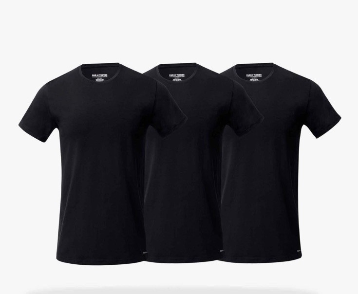 New Pair Of Thieves 3-PACK Black T-shirts Tee Size 2XL