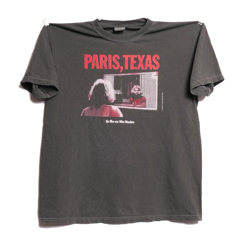 Paris Texas movie classic charcoal short sleeve tshirt QT7718