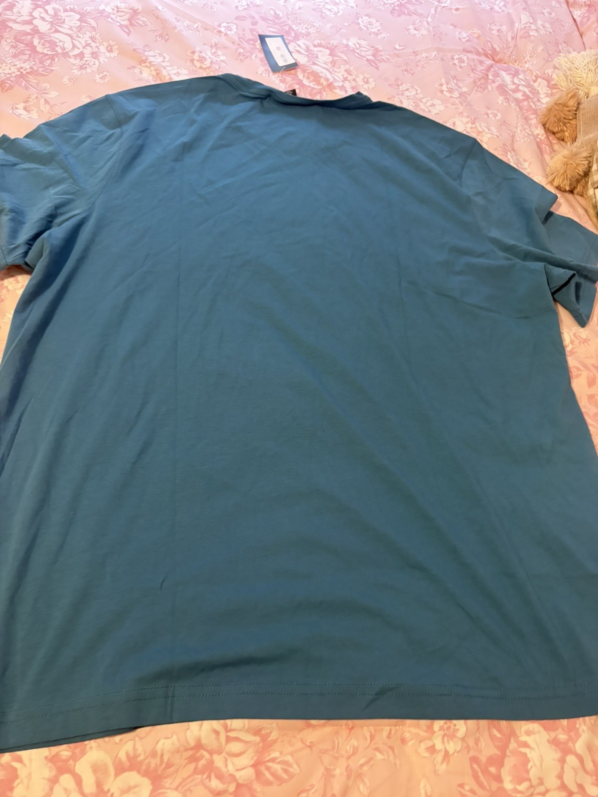 NWT Michael Kors Men’ Crewneck Short Sleeve T-Shirt Teal Blue SZ XXL