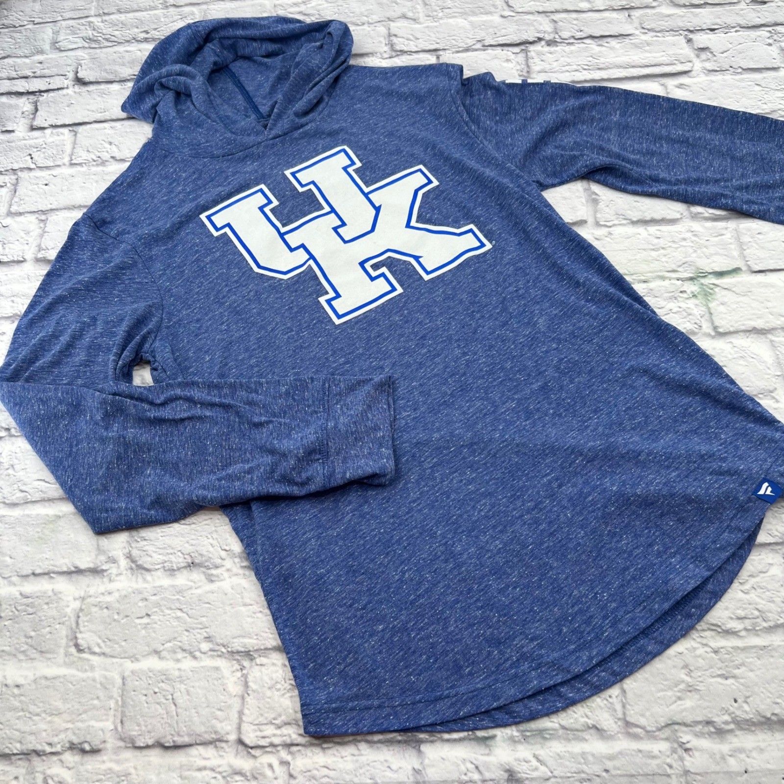 Fanatics Mens Kentucky Wildcats UK Hoodie T-Shirt Blue Long Sleeve Medium NWT