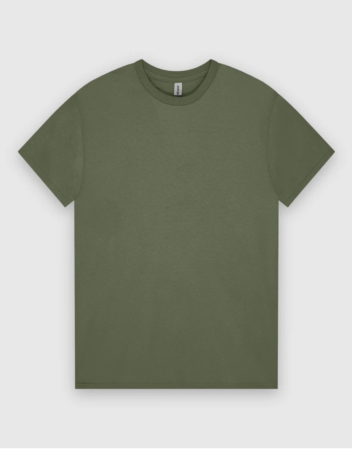 Gildan Adult Ultra Cotton T-Shirt Size XL, Style G2000-Military Green