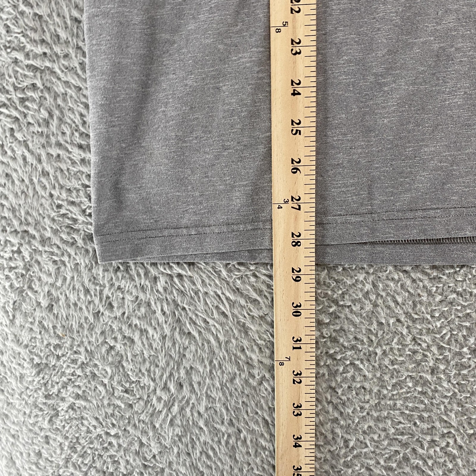 REI Hiking Shirt Mens Large Gray Pocket Lightweight Stretch Outdoor Tee