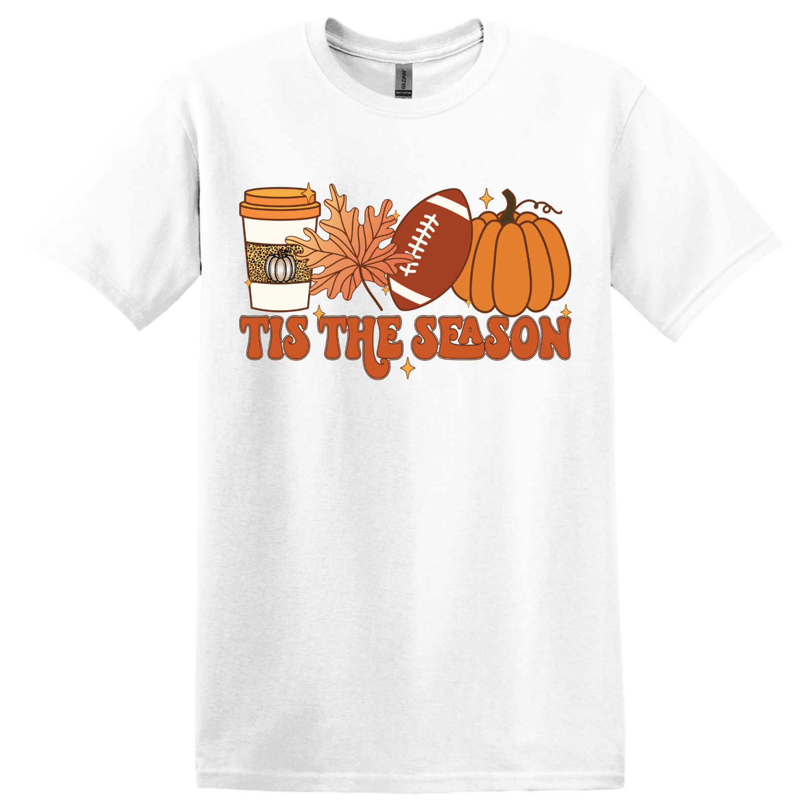 Fall T-Shirt “Tis The Season” – Choose Your Color & Size
