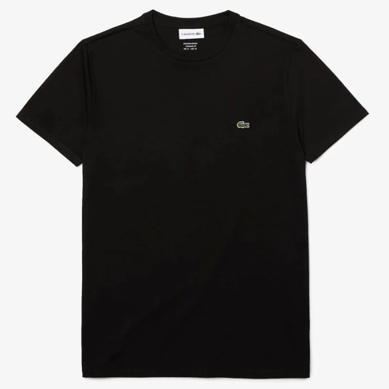 Lacoste Men’s L 5 Cotton Pima T Shirt Black
