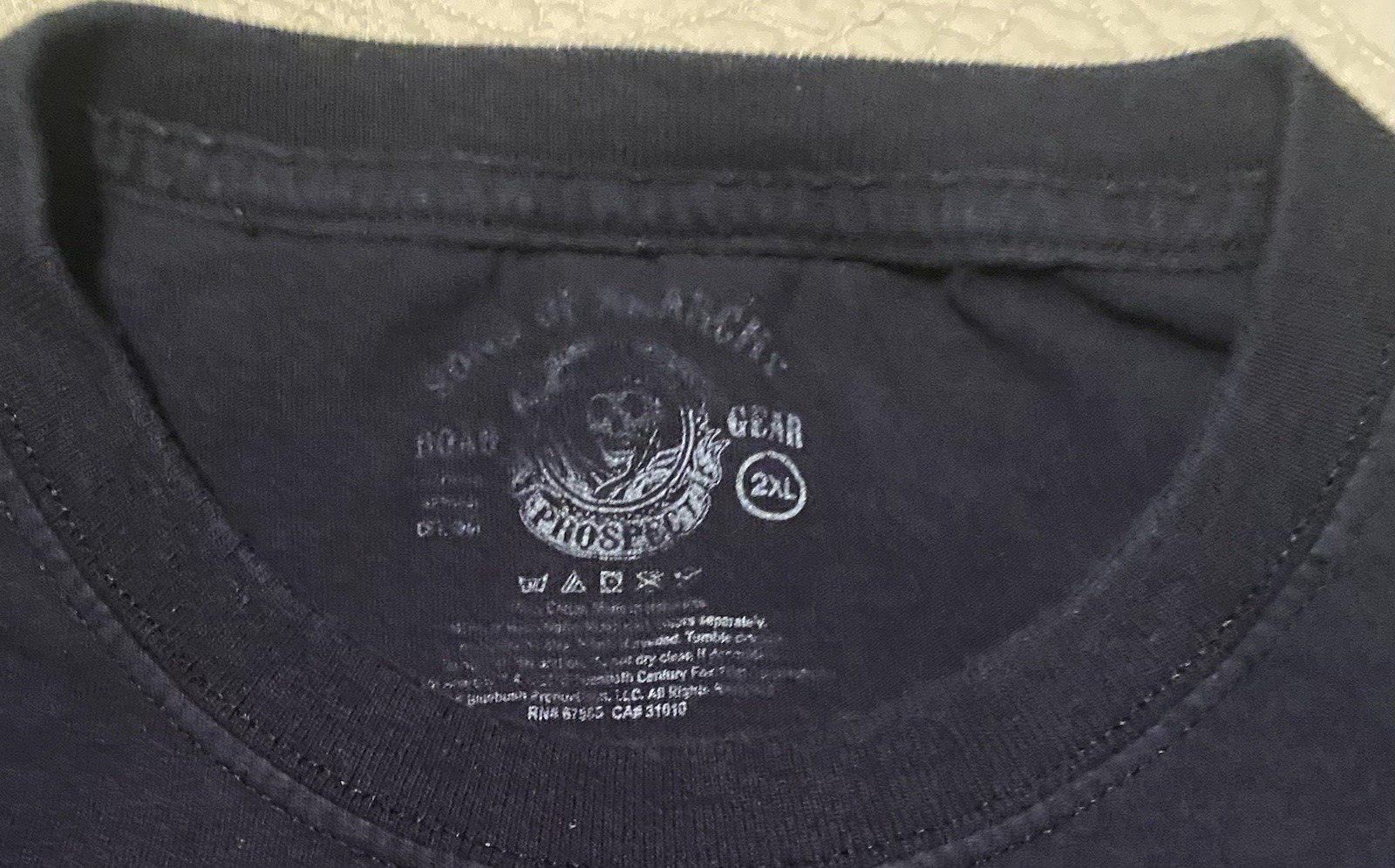 Sons of Anarchy / Men’s 2XL / Road Gear Prospect /SAMCRO