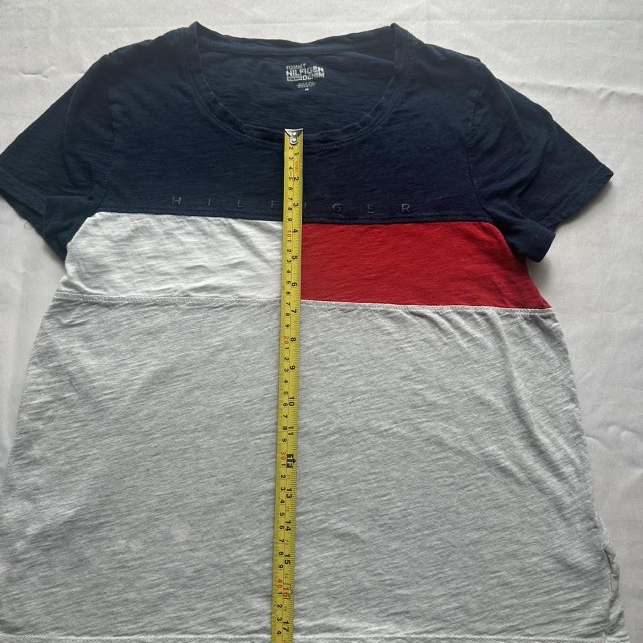 Tommy Hilfiger Denim Color Block T-Shirt Medium