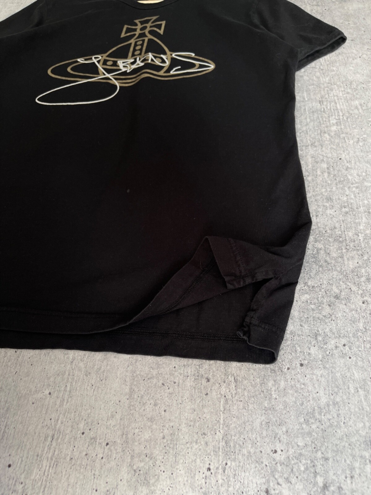 Vintage Luxury T-Shirt Vivienne Westwood Anglomania Big Logo Size XL