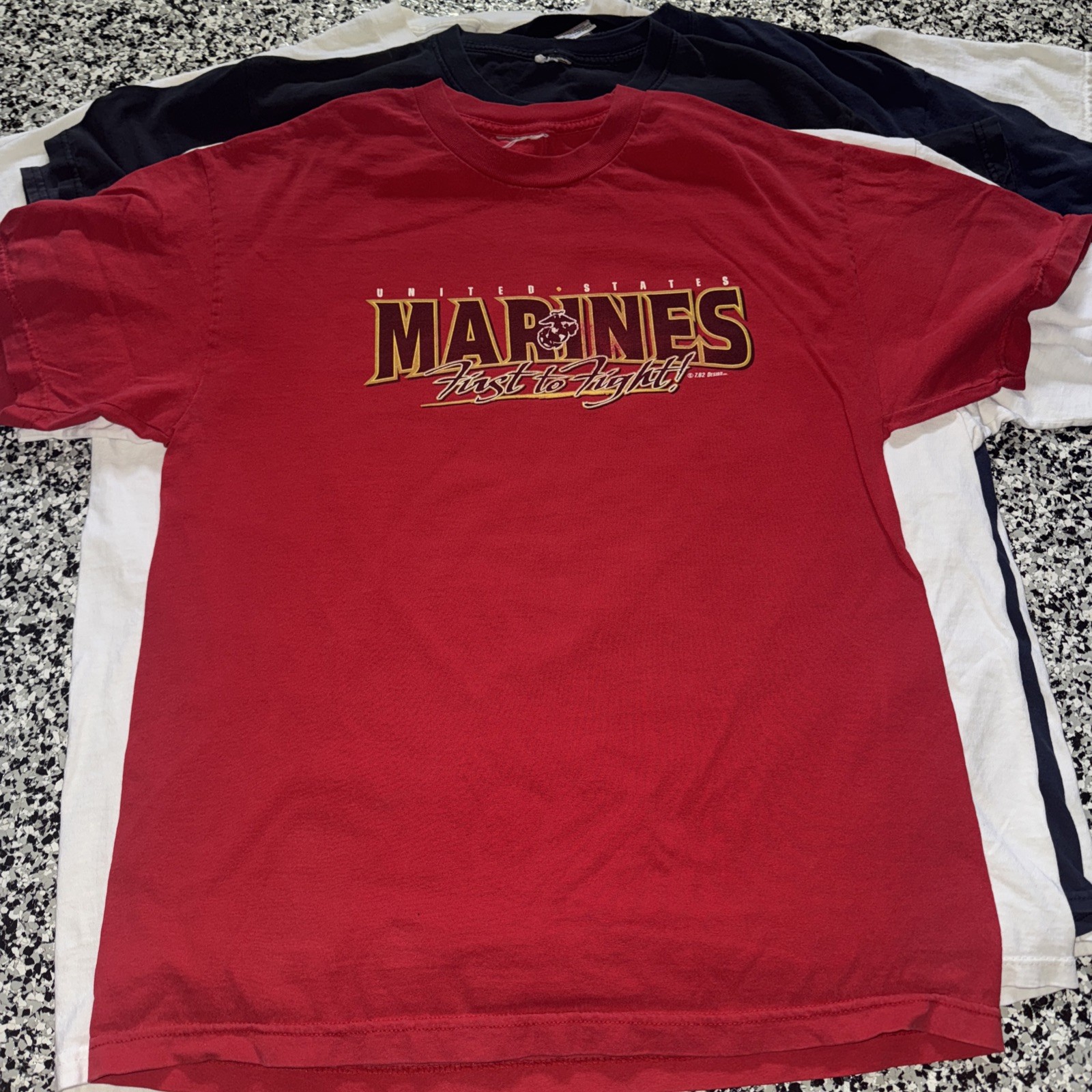 LOT OF 12 VINTAGE T SHIRTS MILITARY USA Navy Air Force Armed Forces National (46