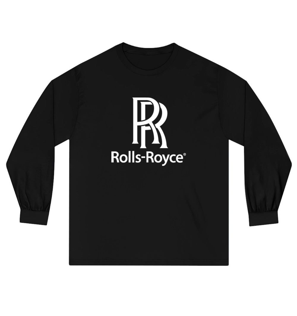 Rolls Royce Men’s Black Long Sleeve Size S to 2XL