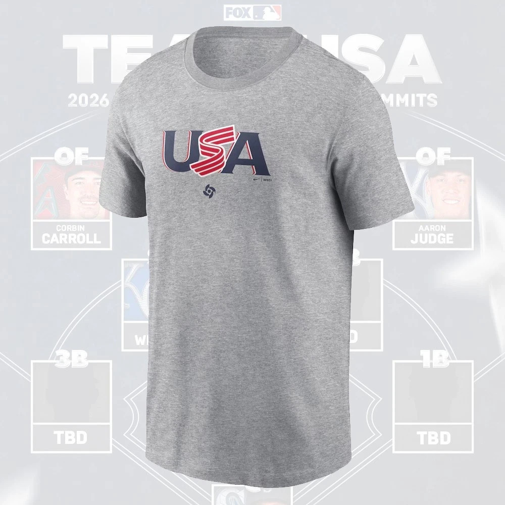 HOT – USA Baseball 2026 World Baseball Classic Logo Shirt Reprint For Fans