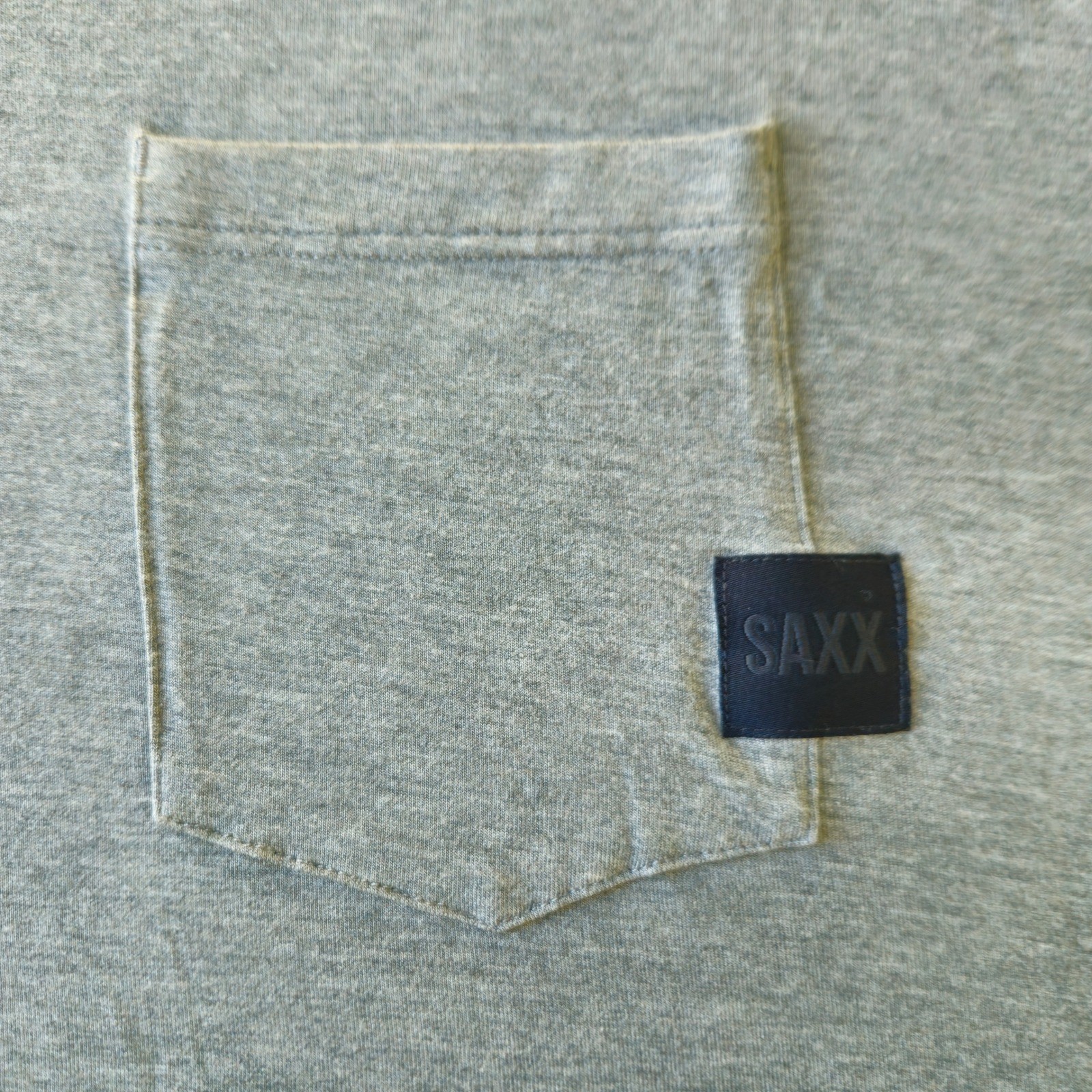 Saxx Sleepwalker XL Grey Modal Short Sleeve Pocket Lounge Shirt PJs Luxury Soft