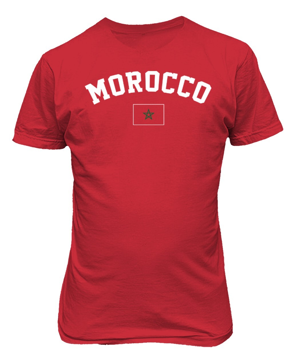Morocco Soccer National Flag Country Football Unisex T-Shirt