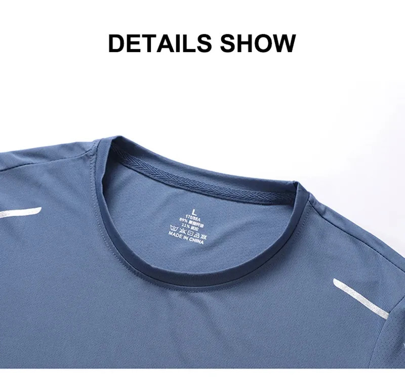 SlimFit CHRLCK Men’s Quick Dry Running T-Shirt Breathable Sports Gym Fitness Top