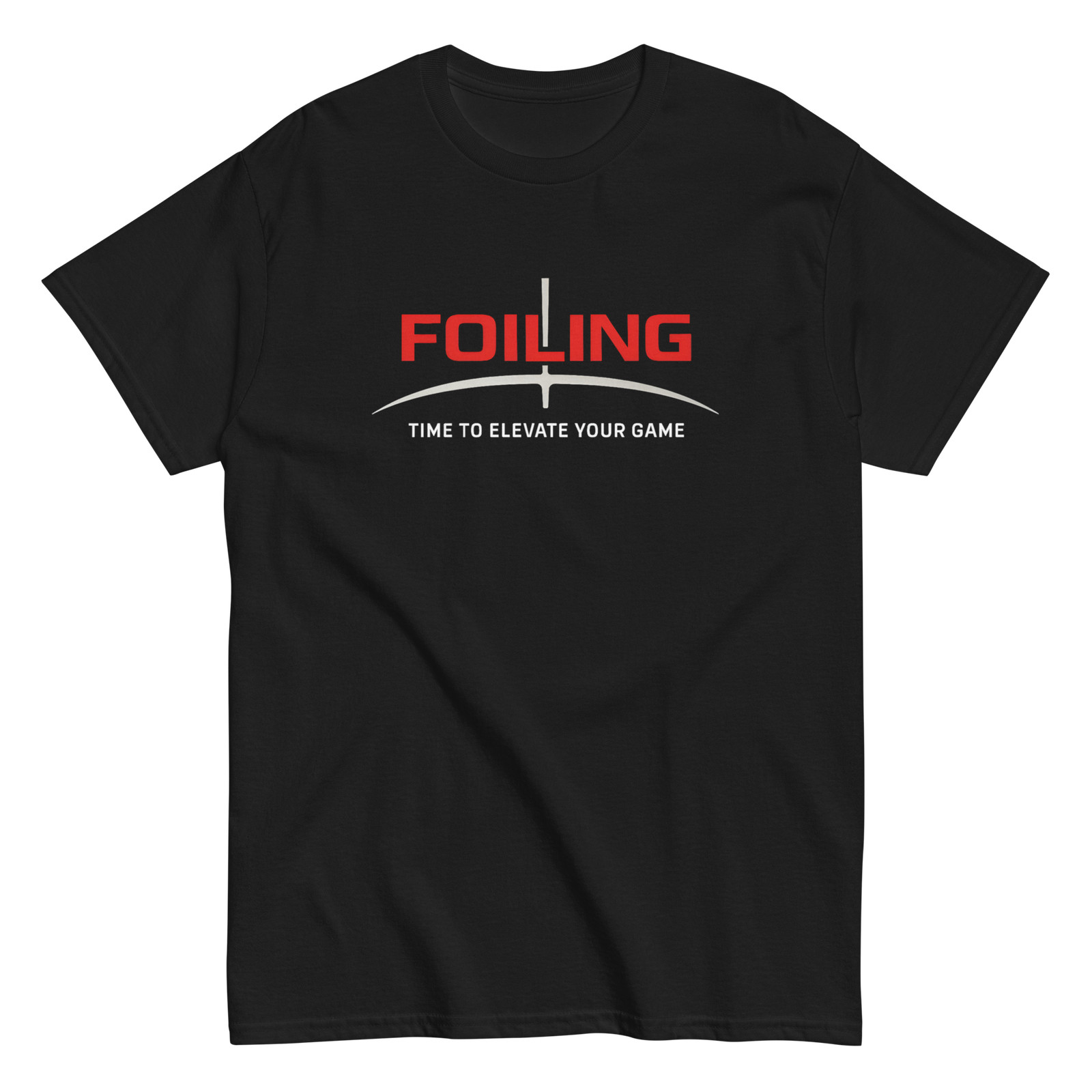 Foiling “Time To Elevate Your Game” Hydrofoil / Wing Foil Unisex Tee