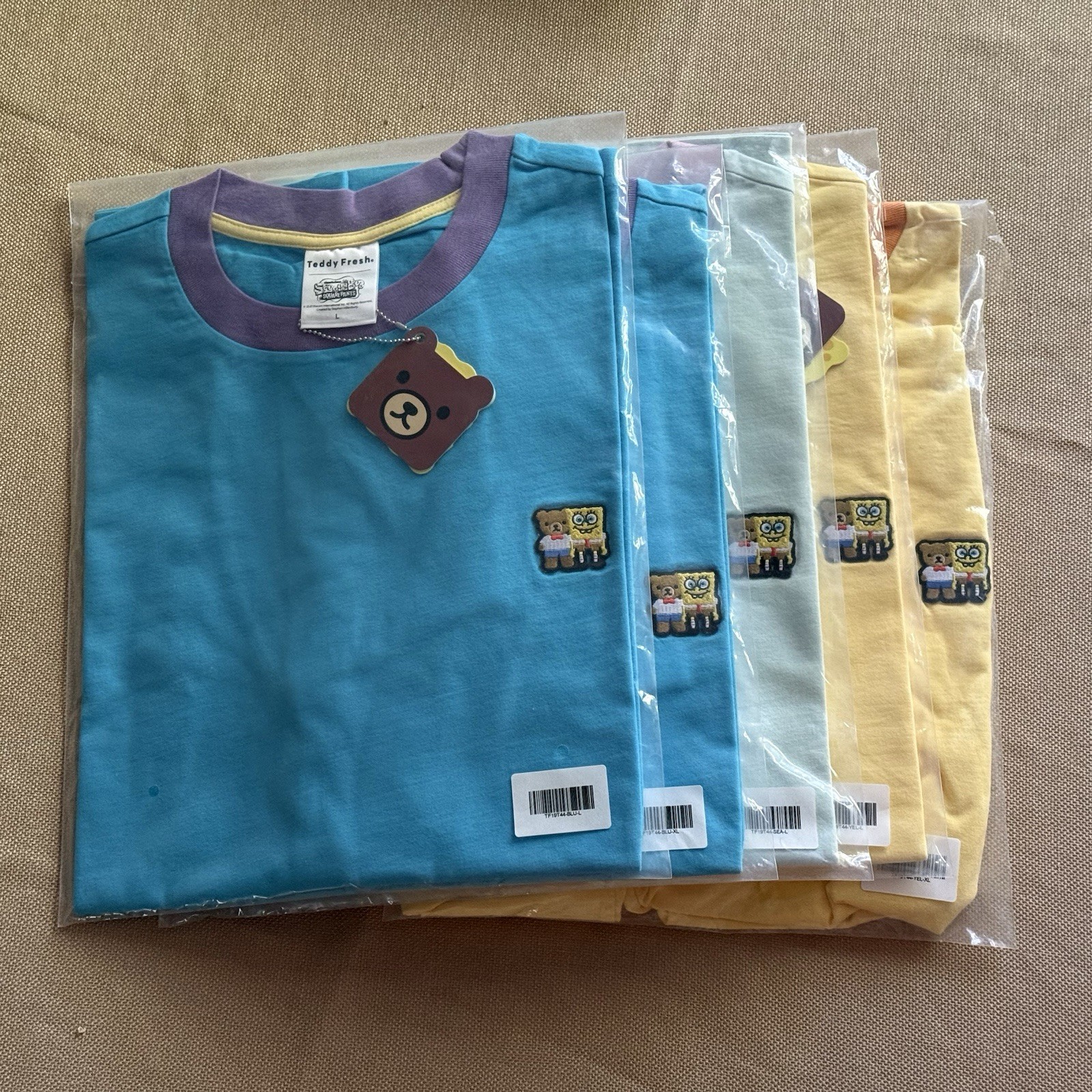 Teddy Fresh X SpongeBob Classic Patch T-Shirt NEW/NOS c.2020