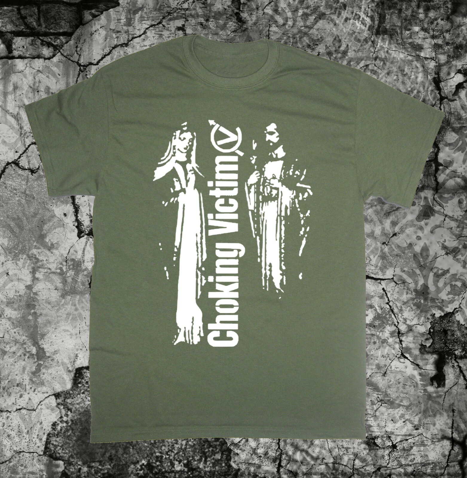 Choking Victim T Shirt Leftover Crack Subhumans Crass Amebix Citizen Fish Doom