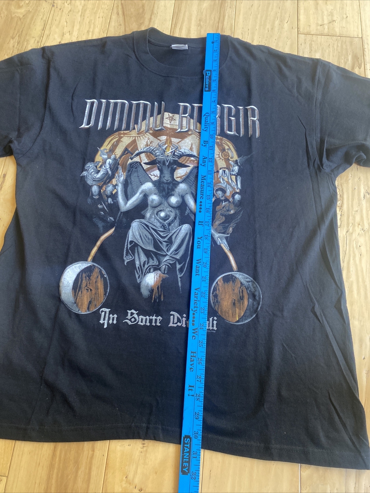 NWOT VTG 2007 Dimmu Borgir Invaluable Darkness Tour In Sorte Diaboli Sz XL Anvil