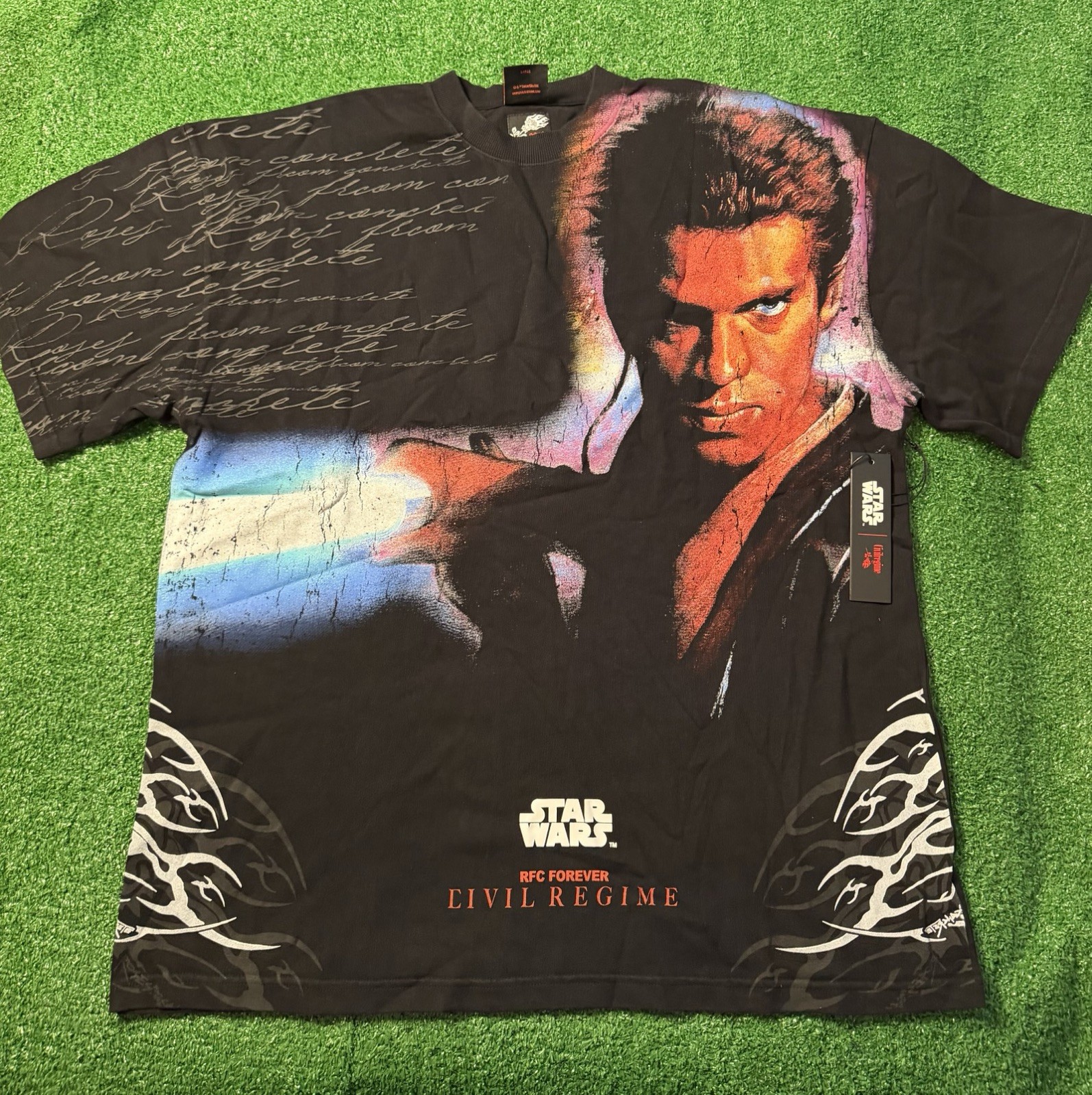 Civil Regime x Star Wars Anakin Skywalker Shirt – Size Men’s Large Oversized NWT