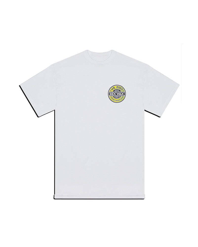MR ZOGS SEX WAX Men’s S/S T-Shirt FADE – White – Small – NWT – LAST ONE
