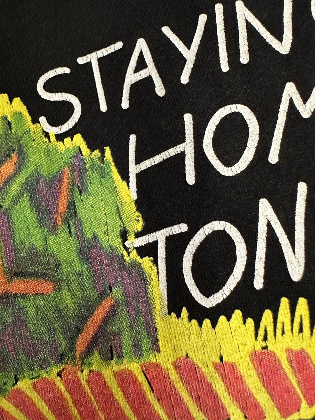 Teddy Fresh x Hila Klein Collab Size S Staying Home Tonight Car T-Shirt Black