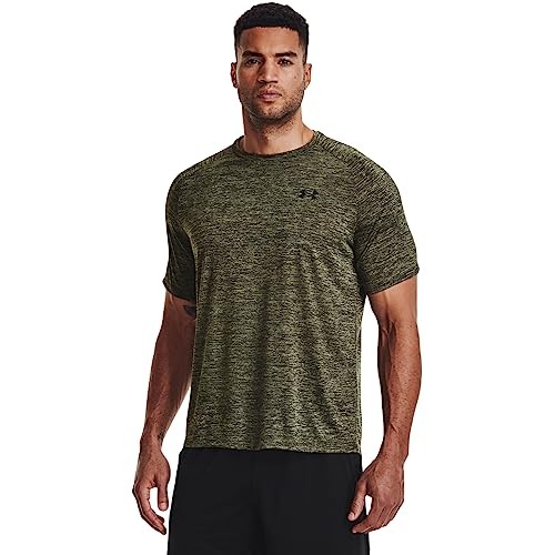 1326413 Under Armour Men’s Tech 2.0 Short-Sleeve T-Shirt Marine OD Green/Black M