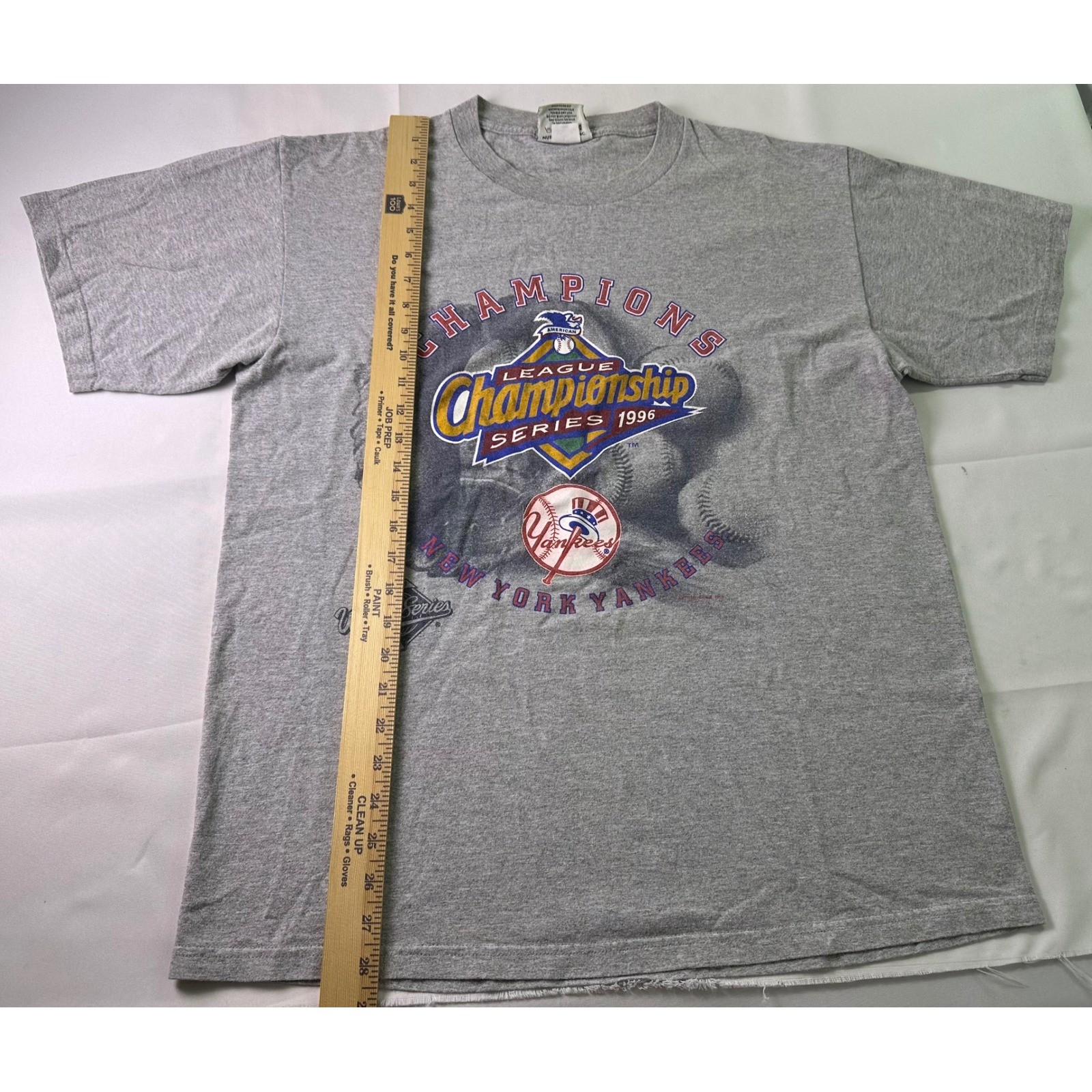 Vintage 1996 NY Yankees ALCS Champions World Series T-Shirt Lee Sport Large