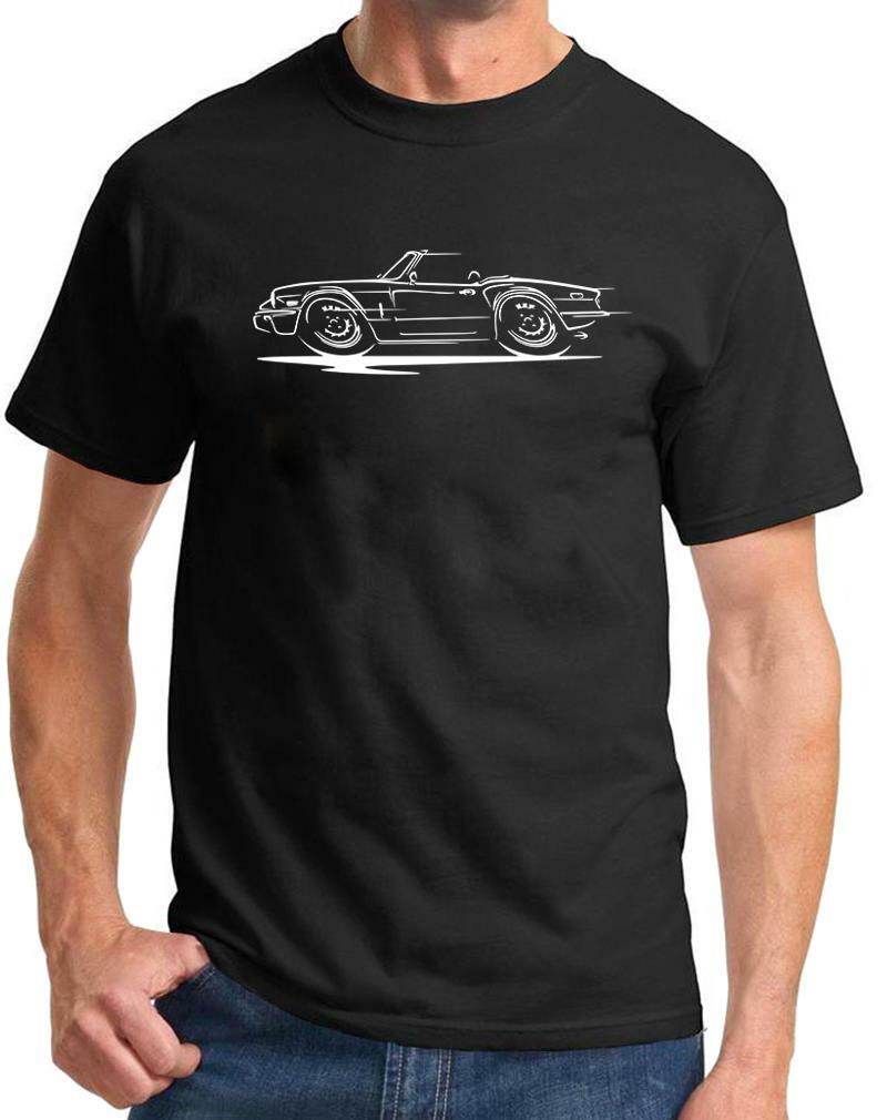 Triumph Spitfire Sports Car Redline Design Classic Tshirt NEW