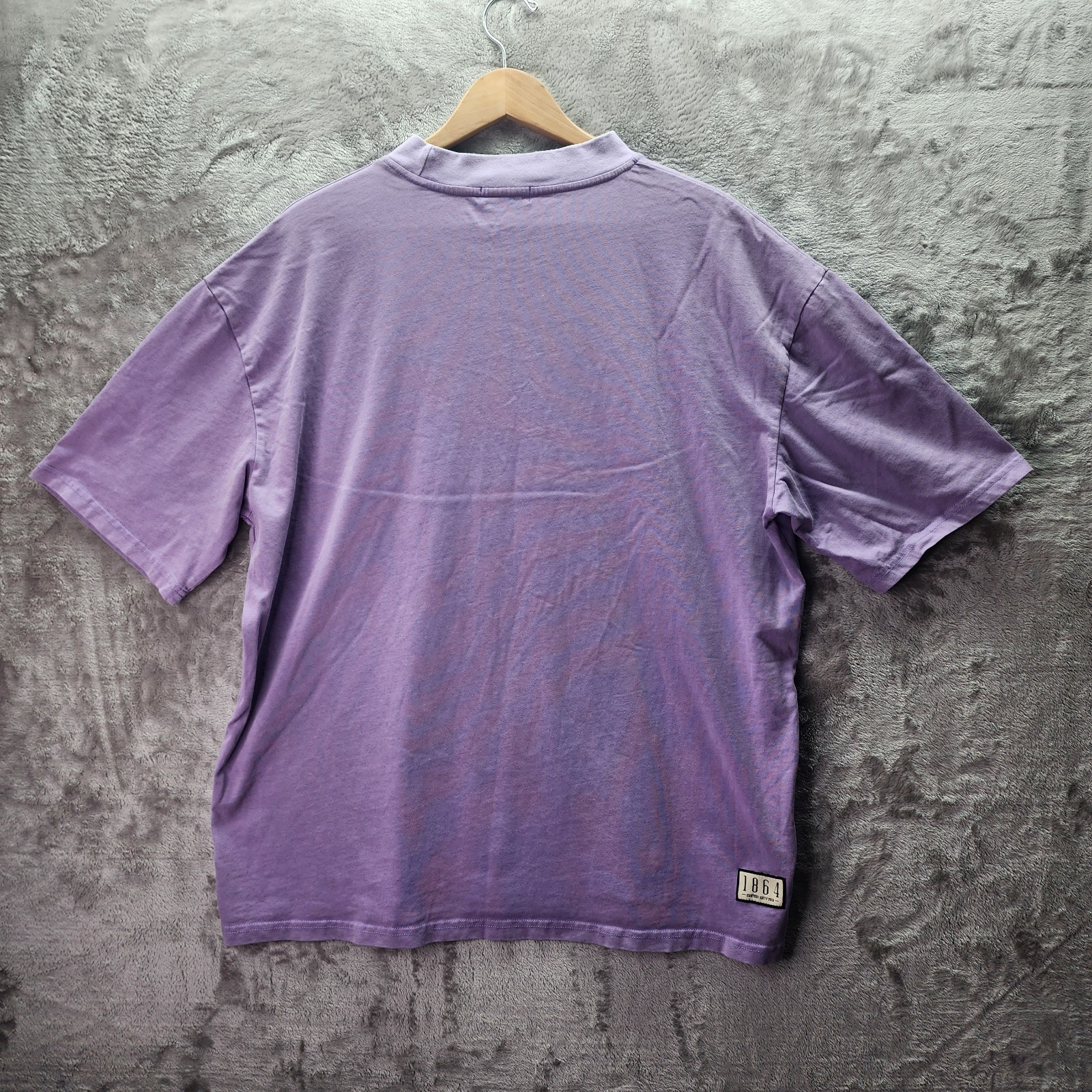 WXM Clothing Lavender T Shirt Mens Large 100% Cotton Minimalist Streetwear