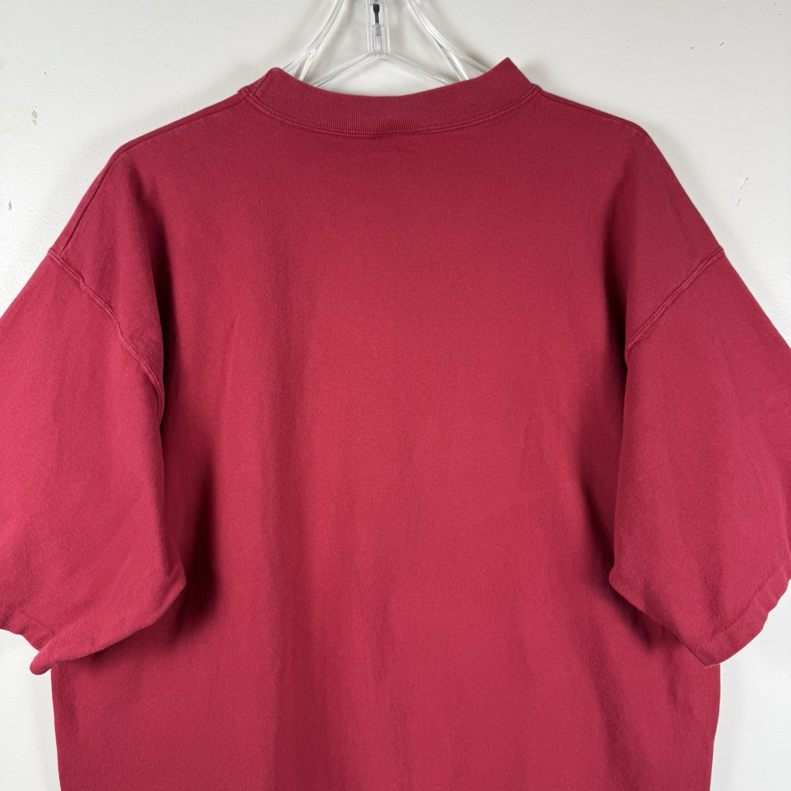 VTG Alabama Crimson Tide Gothic Embroidered Single Stitch Tshirt Size XL Red USA