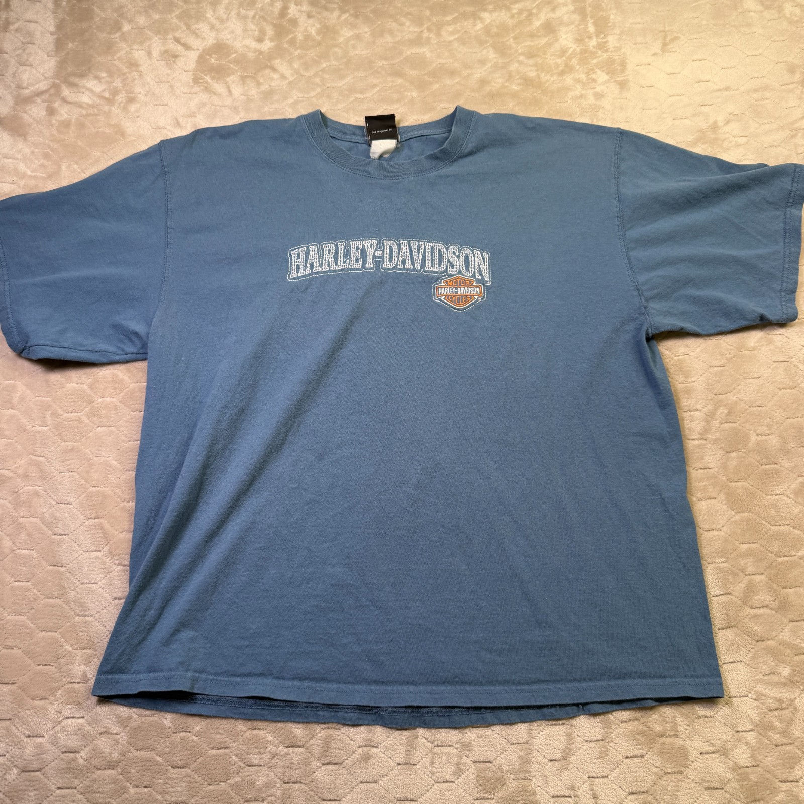 Harley Davidson Embroidered Logo Shirt Sz XXL Vacaville California See Pics