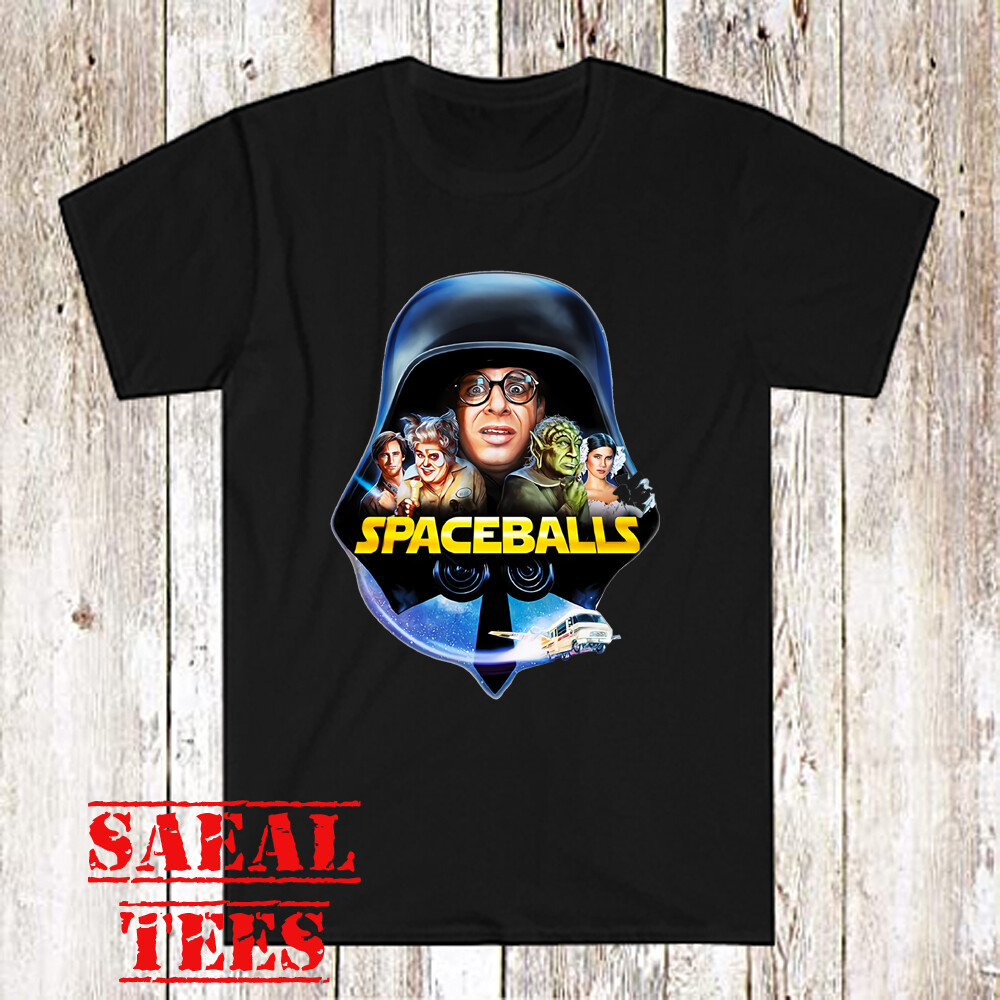 Spaceballs Space Balls Movie Men’s Black T-Shirt Size S-5XL