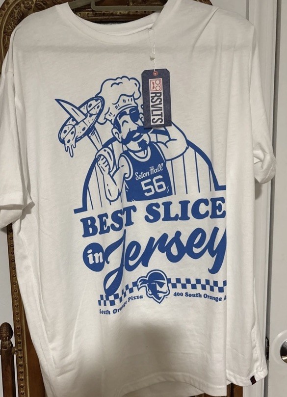 Best slice In Jersey Seton Hall T-Shirt Giveaway – Size XL