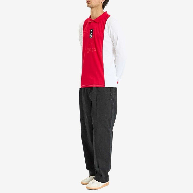 Adidas Ajax Amsterdam Anniversary Jersey White Red JF6340 Slim Fit Multi Size