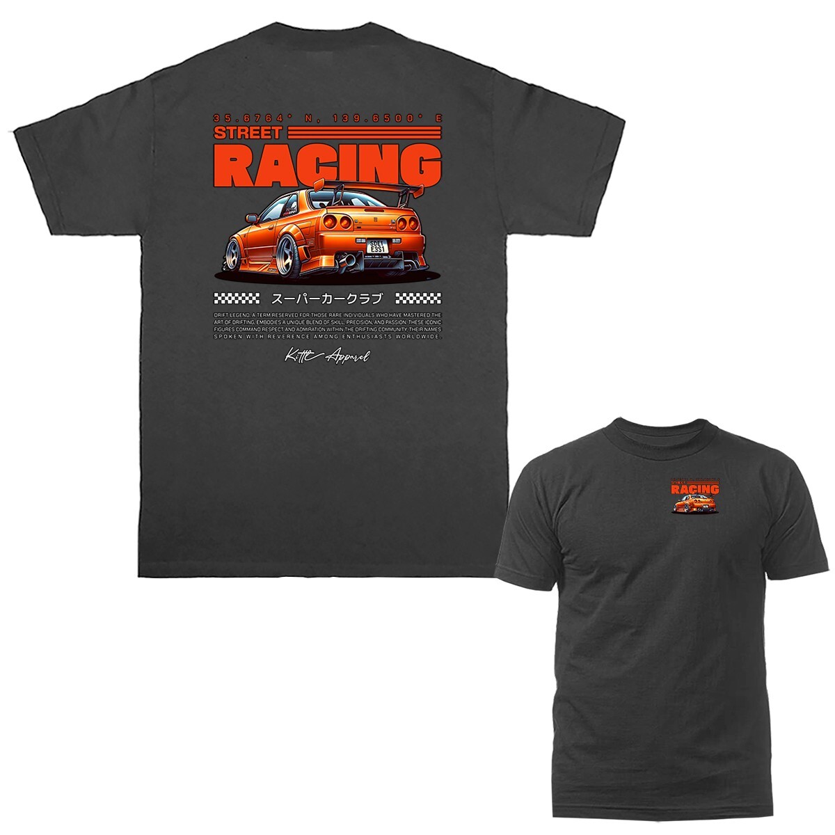 Street Racing Urban Imported Tuned Custom JDM Sports Car T-shirt