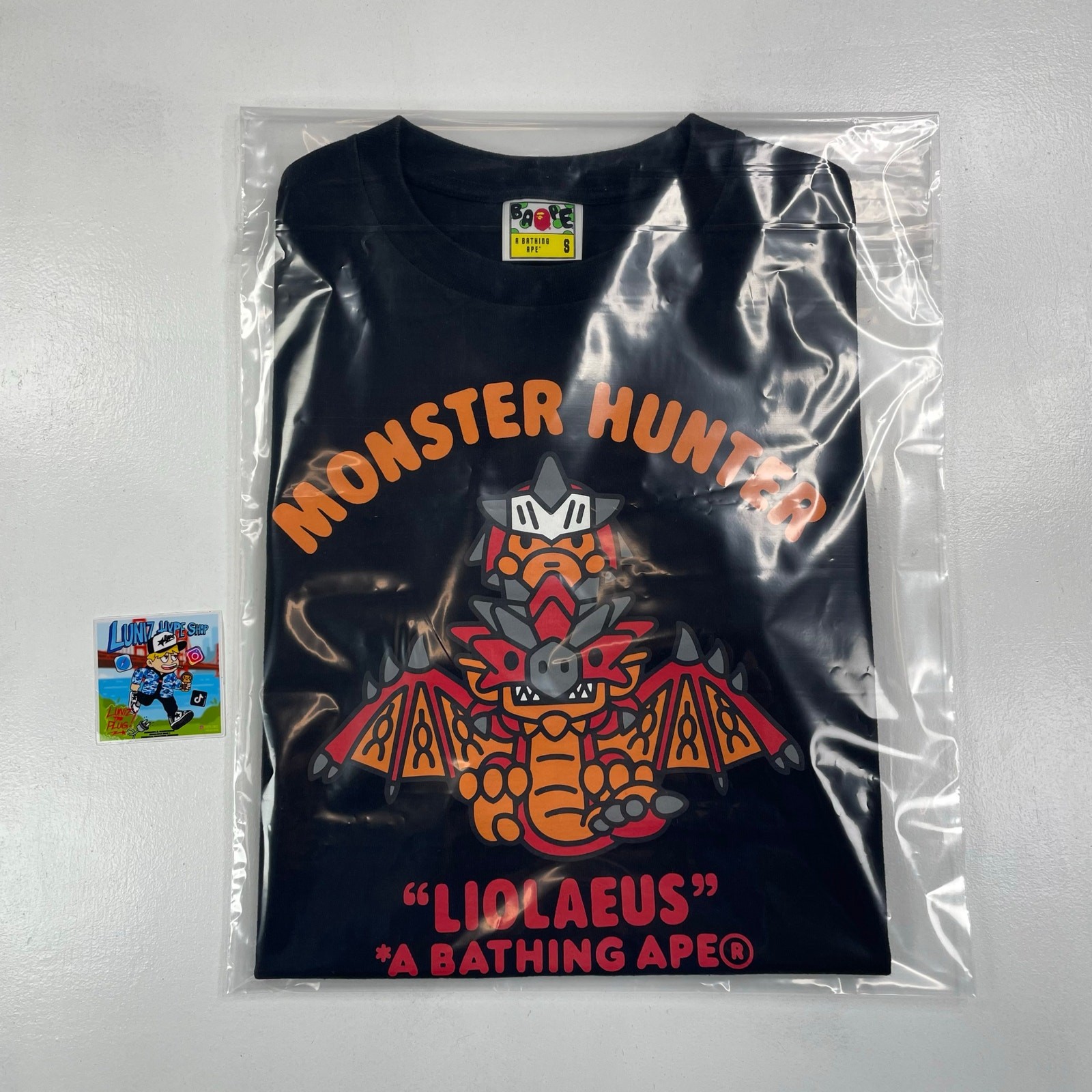 2013 Bape x Monster Hunter “Liolaeus” Baby Milo Tee – Size Small