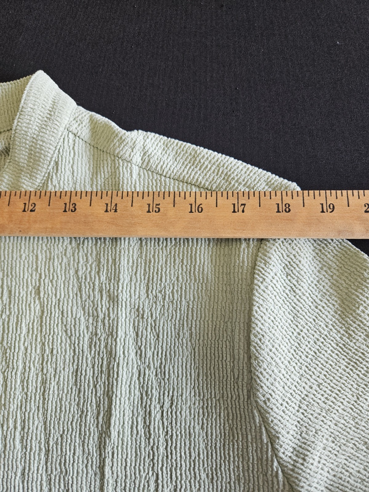 Coofandy Men’s Waffle Knit Henley Short Sleeve Shirt – Green Size Large
