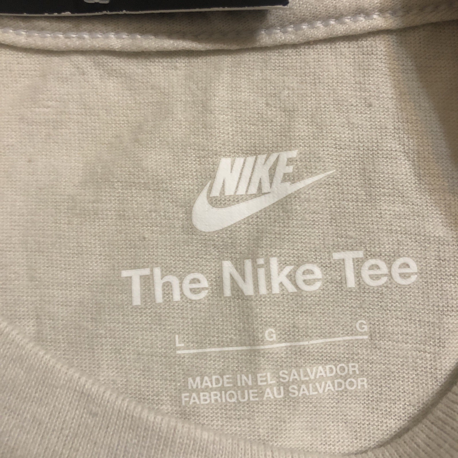 Nike Air Light Bone Tee, Men’s Large NWT 642388-176