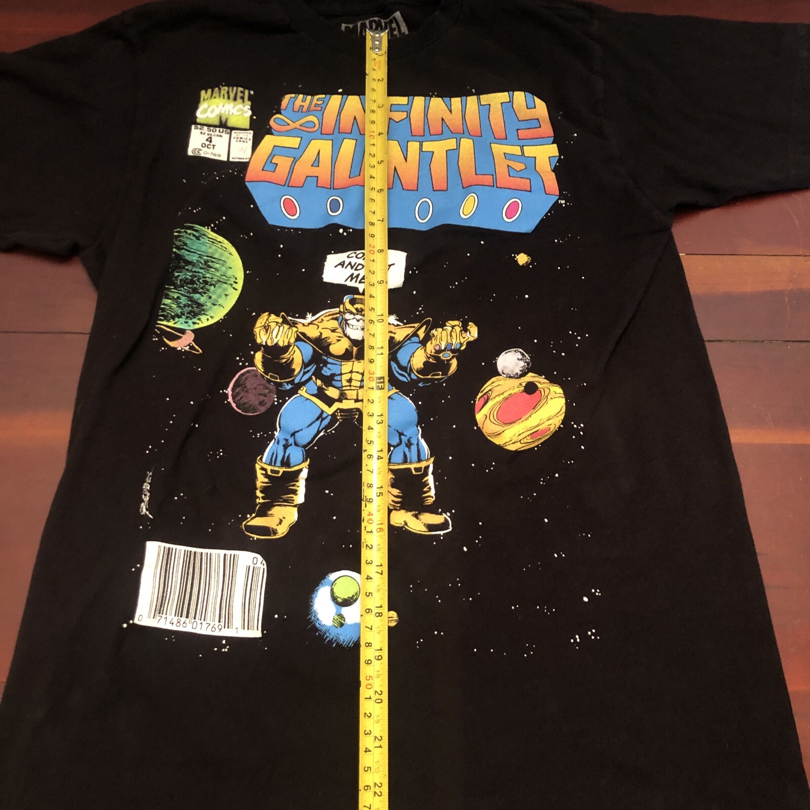 Marvel Comics The Infinity Gauntlet T-Shirt Men’s Size Medium Tee Marvel Thanos